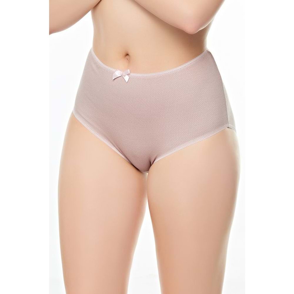 Belinay 0282 Kadın Yüksek Bel Bato Külot 4lü Paket Desenli XL