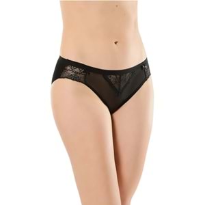 Belinay 0133 Dantelli Bayan Külot Beyaz L