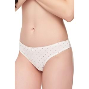 Belinay 0341 Brezilya Kalıp Kadın Külot 6lı Paket Desenli M