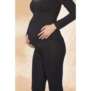 Belinay 0509 Modal Hamile Tayt Siyah XXL