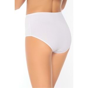 Belinay 069 Yüksek Bel Modal Bayan Külot Beyaz XXL