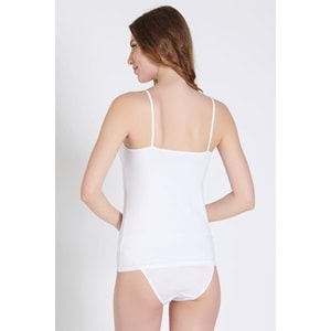 Belinay 0749 Dantelli Bayan Atlet Beyaz XL
