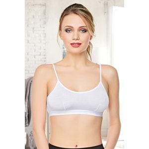 Belinay 0841 Alıştırma Sütyeni Büstiyer Beyaz S