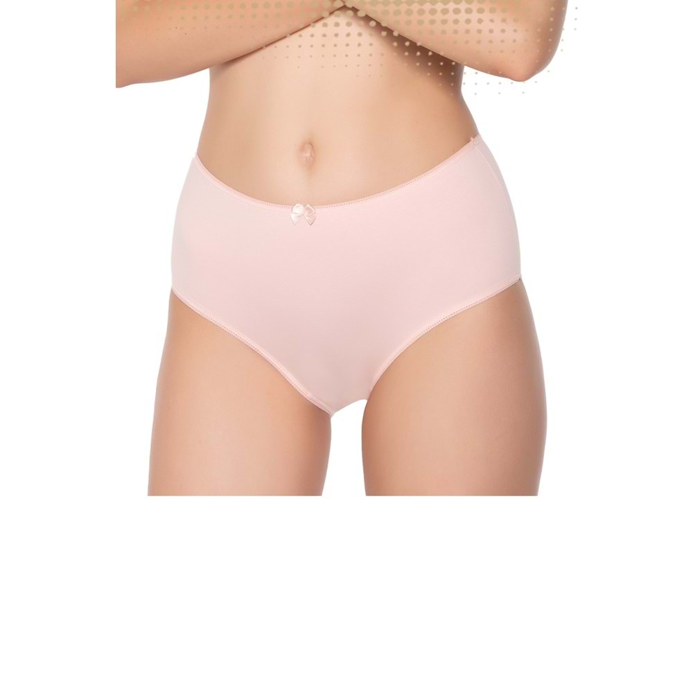 Belinay 3509 Kadın Yüksek Bel Bato Külot 4lü Paket Desenli L
